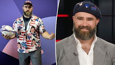 Jason Kelce makes ESPN debut in beret after attending Paris Olympics 2024