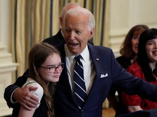 Biden tells freed prisoner’s 12-year-old daughter: ‘No serious guys until you’re 30’