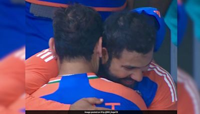 Virat Kohli, Rohit Sharma Cry In Each Other's Arms, Sign Off From T20Is With Historic Win. Watch | Cricket News