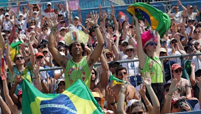 JO 2024 Beach-volley : « J’ai rarement vu ça »… On était au latinico Brésil-Cuba et c’était bouillant