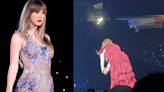 Taylor Swift’s headfirst dive during Eras concert goes viral