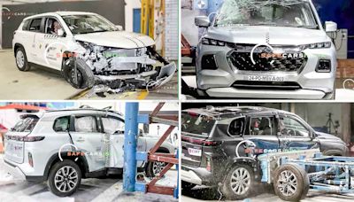 Maruti Grand Vitara Crash Test Photos Leak - Bharat NCAP 5 Star Rating?