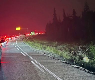 Famed national park evacuated in Canada as fires threaten the area