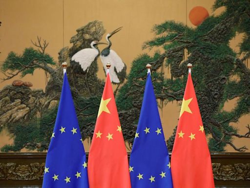 Europe risks trade war, China says before German talks