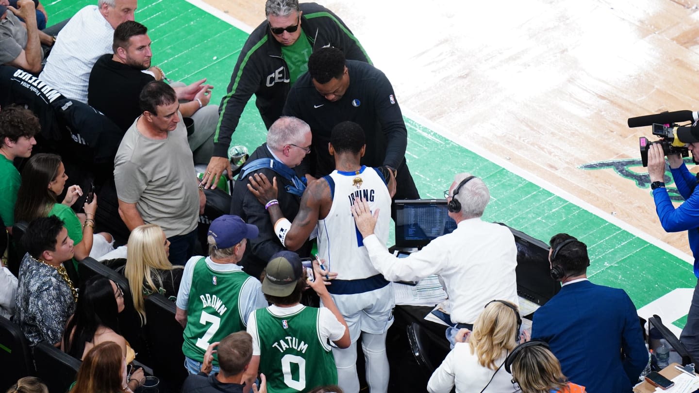 Mike Breen Ripped Celtics Fan for 'Inappropriate' Move Toward Kyrie Irving During Game 5