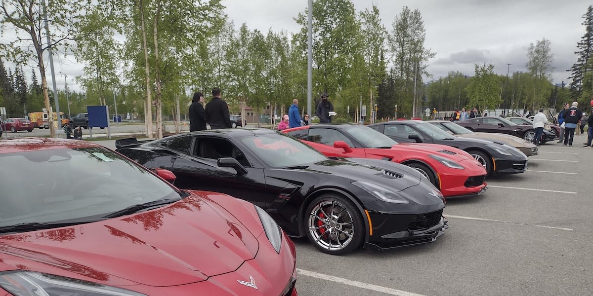 Anchorage veterans show off their muscle at Corvette show