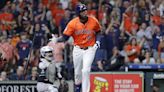 Alvarez hits 2 3-run homers to back strong start by Valdez as Astros rout Arizona 8-0