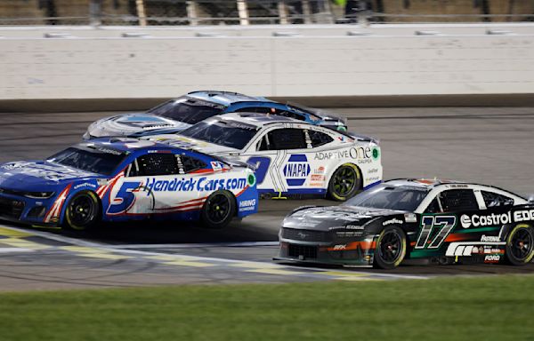 Larson edges Buescher at the line at Kansas Speedway in closest finish in NASCAR Cup Series history