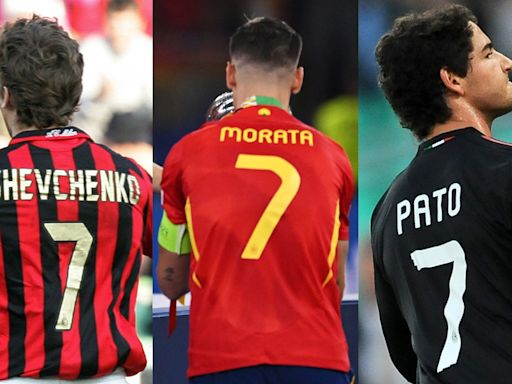 Shevchenko, Pato, Kalinic and Morata: Milan’s history with the No.7 shirt