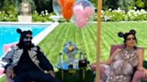 Kourtney Kardashian celebra la 'baby shower' de su cuarto hijo a una distancia prudencial de su marido, contagiado de Covid