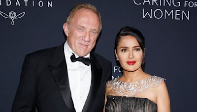 Salma Hayek and husband François-Henri Pinault attend gala dinner