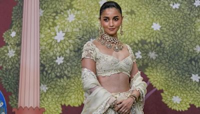 Alia Bhatt’s ivory lehenga look at Anant-Radhika’s Aashirwad ceremony is unmissable