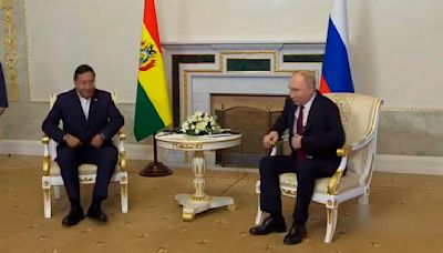 Putin recibe a Arce para hablar de cooperación nuclear y energética