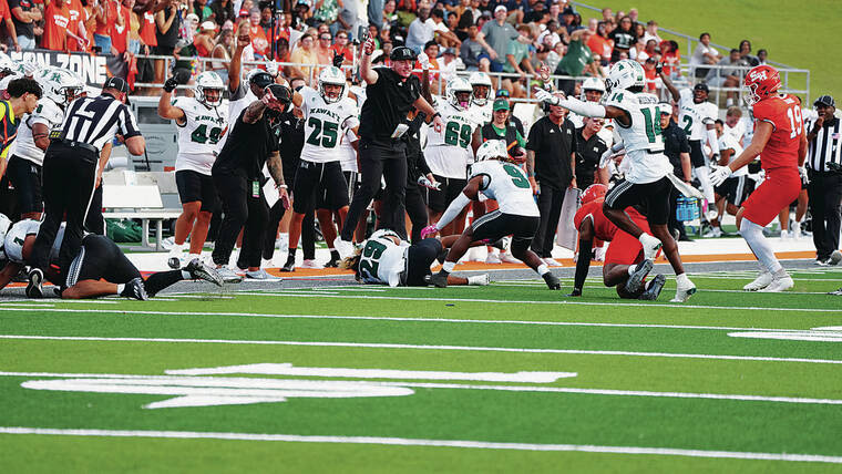 Rainbow Warriors struggle in 31-13 loss to Sam Houston in road opener