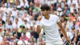 Carlos Alcaraz overcomes nerves, Daniil Medvedev to return to Wimbledon final