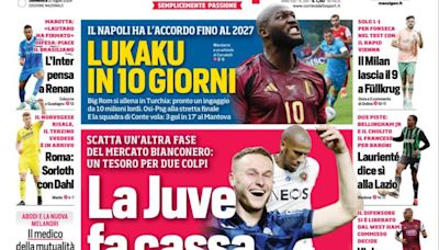Today’s Papers – Inzaghi sees strong Inter, Juve cash in, Napoli line up Lukaku