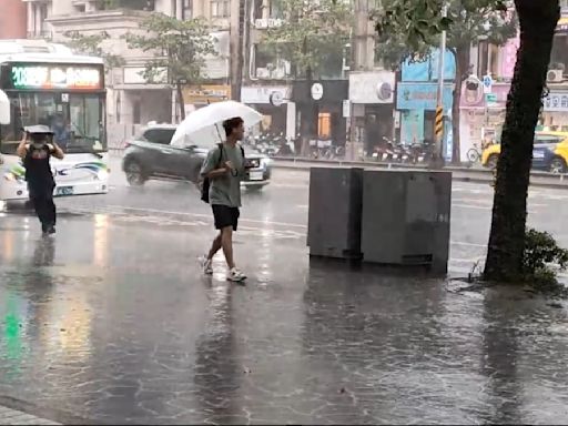 快訊／凱米外圍環流強襲！6縣市大雨特報 下到晚上