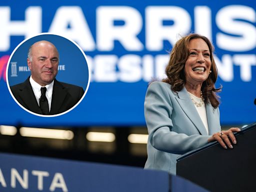 Kevin O'Leary says Kamala Harris is "killing it"