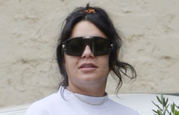 Vanessa Hudgens seen with growing baby bump as star wears crop top in LA