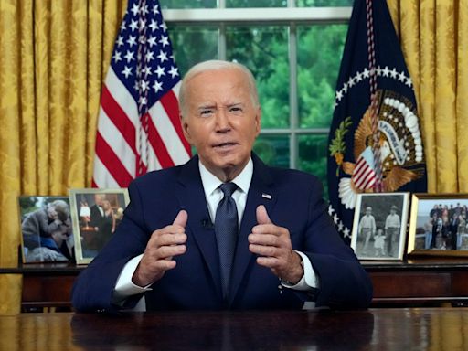 Joe Biden urges America to 'cool it down' in prime-time address after Donald Trump shooting