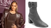 Tia Mowry Steps Back From ‘Sister, Sister’ in Studded Saint Laurent Block Heels