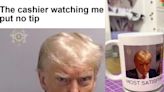 Here are some of the best memes of Trump's historic scowling mugshot