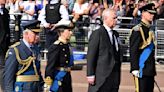 The Queen's children lead the procession for the Lying-in-State of Queen Elizabeth II