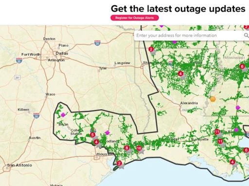 Power outage maps for Entergy, CLECO, Washington-St. Tammany Electric