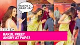 Actress Rakul Preet Singh Almost Takes a Tumble at Dharmaveer 2 Trailer Launch; Asks, 'Hasne Ki Baat Hai?'