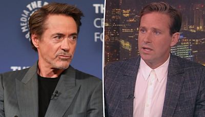 Armie Hammer denies Robert Downey Jr. paid for his rehab after rape, cannibalism allegations