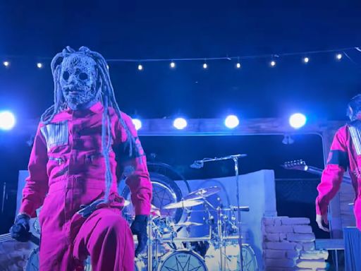 Watch Slipknot break out new masks, classic songs and their brand new drummer at last night's show