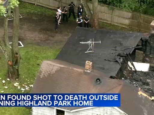 Investigation continues after 2 brothers found shot to death outside burning home in Highland Park