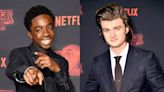 'Stranger Things' star Caleb McLaughlin calls Joe Keery a 'mom bro' after a video resurfaced of him defending the young actors from a sexual comment