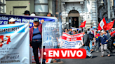 CGTP y gremios marchan contra Dina Boluarte: movilización recorre la av. Abancay