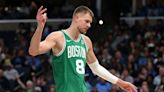Celtics fans react to Kristaps Porzingis’ game-sealing block at the buzzer in Memphis