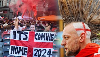 England fans pack out streets of London and Berlin for Euro 2024 final