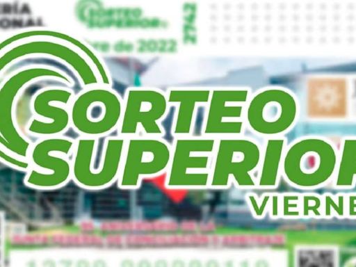 Sorteo Superior 2808: resultados y números premiados | 31 de mayo