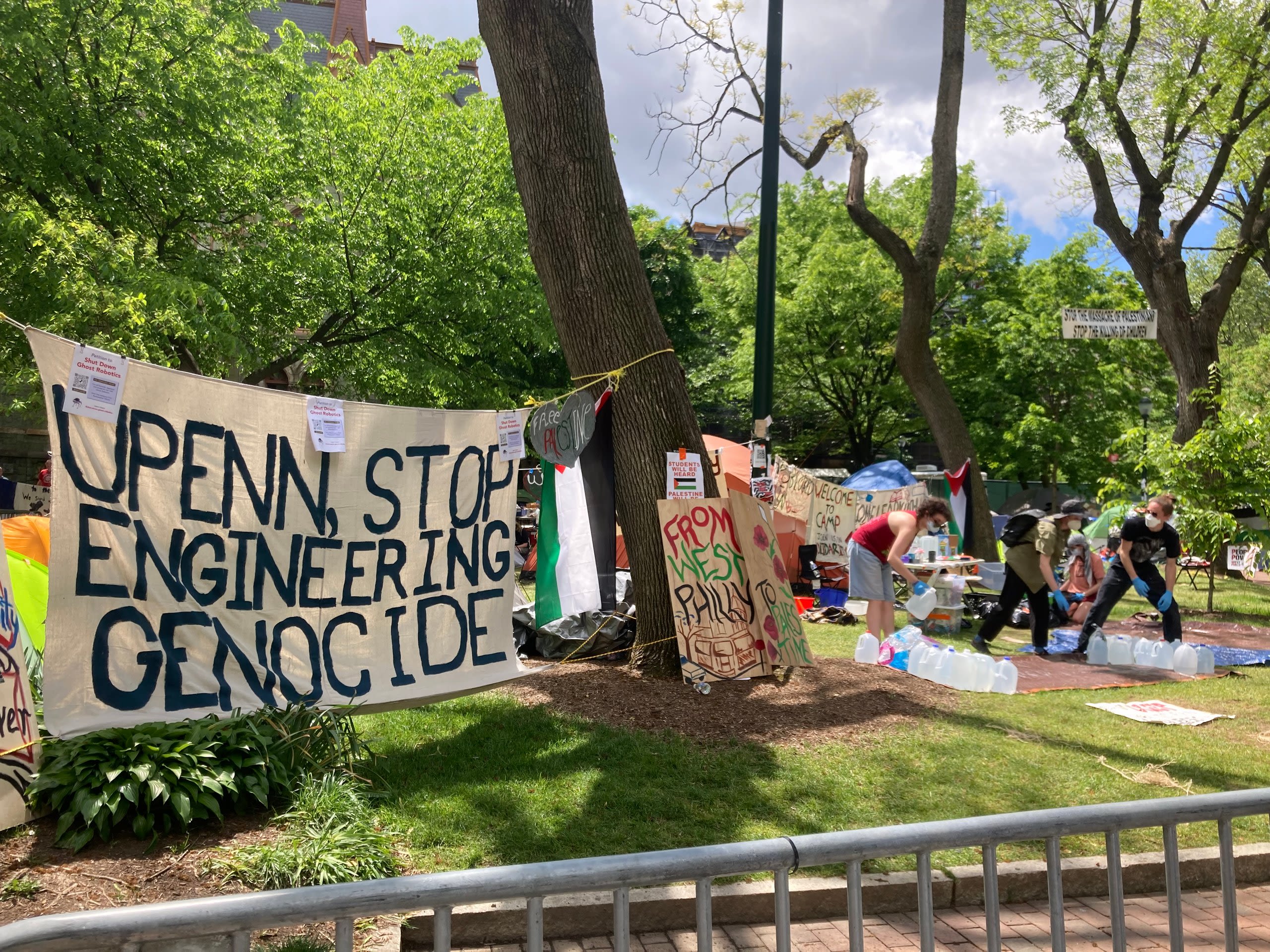Philadelphia, Penn officials at impasse over pro-Palestinian campus encampment