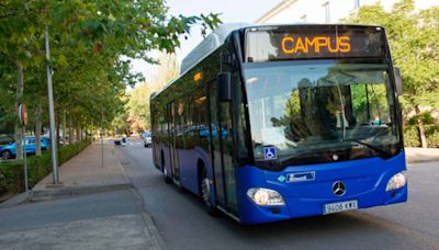 Movilización estudiantil contra la eliminación del bus gratuito del campus de la UAH