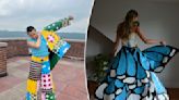 New York teens create wild prom outfits with funky fabric — duct tape — for design contest