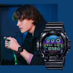 CASIO 卡西歐 G-SHOCK AI 探索虛擬彩虹系列電子錶 送禮首選 DW-6900RGB-1