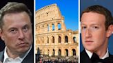 The circus around Elon Musk and Mark Zuckerberg's much-vaunted fight is getting even stranger, with suggestions the bout could happen in the Colosseum