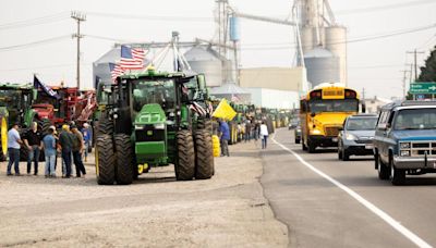 Gov. Little's Idaho Falls visit to talk water curtailment sees large protest from farmers