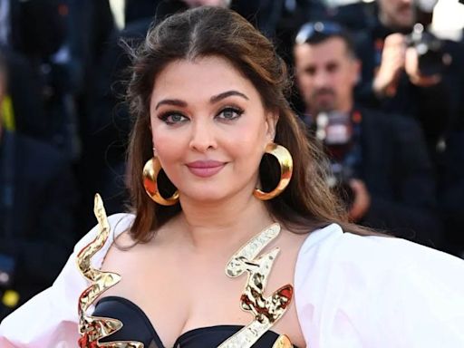 Aishwarya Rai Bachchan stuns at Cannes in Falguni Shane Peacock gown designed to complement her arm plaster; see pictures