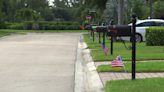 Placing flags to honor the fallen on Memorial Day weekend