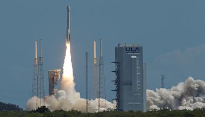 Boeing Starliner launches for the first time carrying NASA astronauts to the ISS