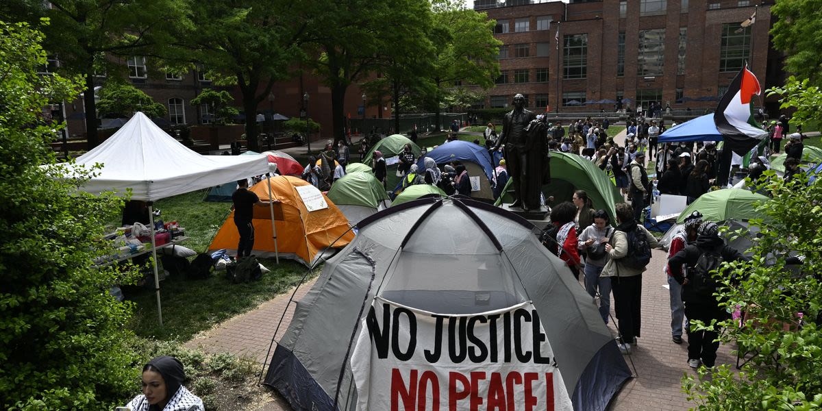 Eight Colleges Join Together To Protest The War in Gaza At George Washington University