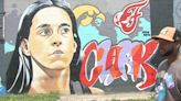 Muralist highlights sports icons in Indianapolis