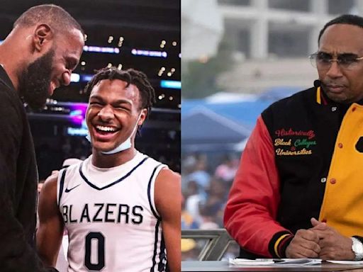 Stephen A Smith Talks About Two Teams That Can Pick Bronny James in 2024 NBA Draft