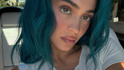 Kylie Jenner Revives ‘King Kylie’ Era With New Teal Hair